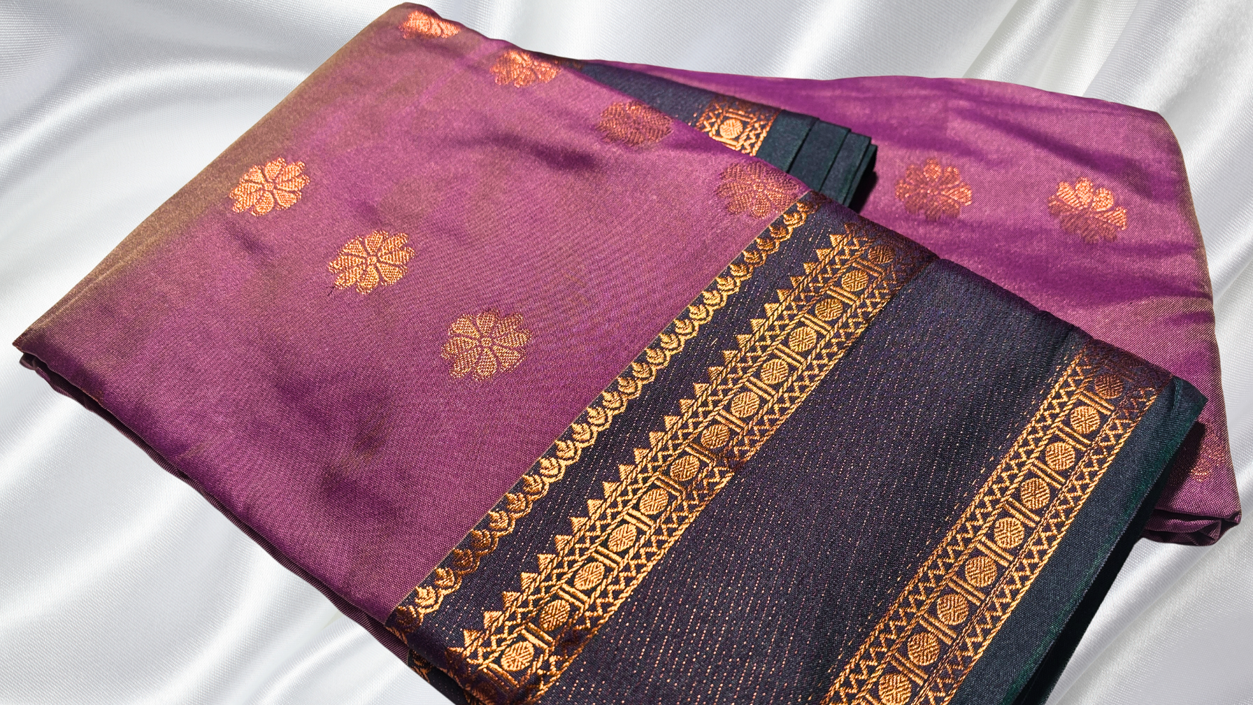 Retta Patta Diwali Pattu Saree - Onion Pink