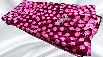 Butter Silk Soft Bud Rose Saree - Maroon