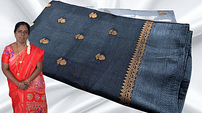 Kalakruti Mysore Soft Silk Saree - Gray Kalakruti Mysore Soft Silk Saree - Gray