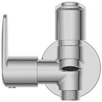 AL-1405 2 Way Bib Tap Side Handle With Wall Flange
