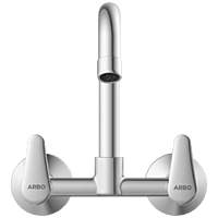 AL-1413 Sink Mixer With Swinging Spout With Connecting Legs With Wall Flange (Wall Mounted Model)