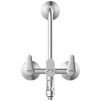 AL-1422 Wall Mixer 3 In 1 With Connecting Legs With Wall Flange