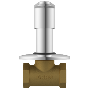 AL-1423 Concealed Stop Cock 15mm Body With Upper Part Set