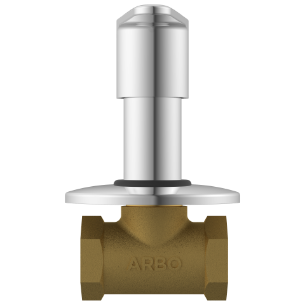 AL-1424 Concealed Stop Cock 20mm Body With Upper Part Set