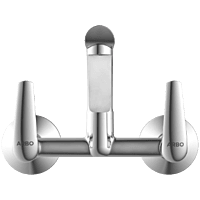 CM-2513 Sink Mixer With Swinging Spout With Connecting Legs With Wall Flange (Wall Mounted Model)
