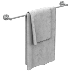 LE-02 Towel Rod (Chrome Finish)