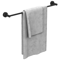 LE-MB-02 Towel Rod (Matt Black)