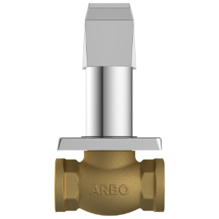 LV-2024 Concealed Stop Cock 20mm Body With Upper Part Set