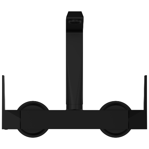 LV-MB-2013 Sink Mixer With Swinging Spout With Connecting Legs With Wall Flange (Wall Mounted Model) (Matt Black)
