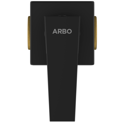 LV-MB-2024 Concealed Stop Cock 20mm Body With Upper Part Set (Matt Black)