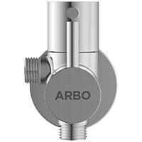 LX-1307 2 Way Angle Cock With Wall Flange