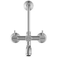 LX-1320 Wall Mixer 2 In 1 With Connecting Legs With Wall Flange