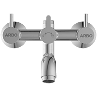 LX-1350 Wall Mixer With Connector For Hand Shower Arrangement With Connecting Legs, Wall Flange & Wall Bracket For Hand Shower