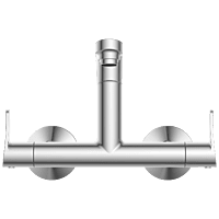 PR-2114 Sink Mixer With Swinging Spout With Connecting Legs With Wall Flange (Wall Mounted Model)