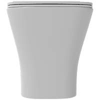 EWC-25111PP Cosmo Washdown EWC S Trap (4" Trap) With Gasket And Installation Kit With Normal Close Seat Cover, Hinges, Fixing Accessories