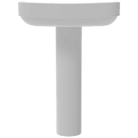 WFP-15742 Lavish Wash Basin 22" x 16" With Full Pedestal