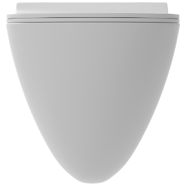 WHC-18321JPP Elite Rimless Wall Hung Closet With In Buit Jet, Soft Close Seat Cover, Hinges, Accessories Set