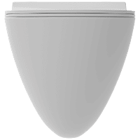 WHC-18322UF Kia Rimless Blind Installation Wall Hung Closet With UF Soft Close Seat Cover, Hinges, Accessories Set