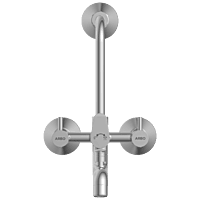 EL-1822 Wall Mixer 3 In 1 With Connecting Legs With Wall Flange