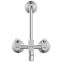 NE-1620 Wall Mixer 2 In 1 With Connecting Legs With Wall Flange