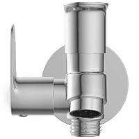 SL-2605 2 Way Bib Tap Side Handle With Wall Flange