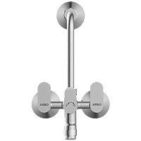 SL-2620 Wall Mixer 2 In 1 With Connecting Legs With Wall Flange