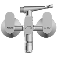 SL-2621 Wall Mixer 2 In 1 With Crutch, Connecting Legs With Wall Flange