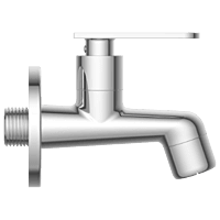 IX-2802 Bib Tap With Wall Flange
