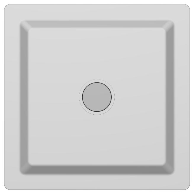 OS-02 Maze Overhead Shower 6" x 6" Inch