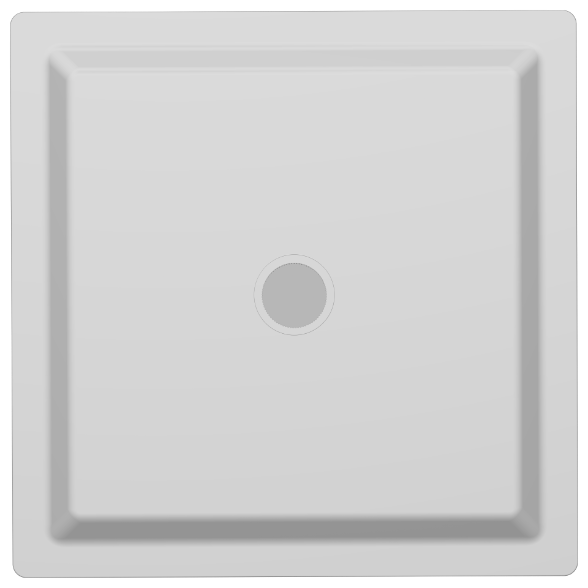 OS-11 Ultra Slim Overhead Shower 8" x 8" Inch