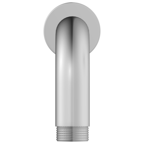 SHA-27 S.S. 304 Round Shape With 90° Bend For Wall Mounted Shower Arm With Wall Flange-15" Inch