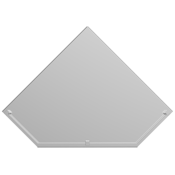 SF-10 Steel Corner Shelf 12" x 12" Inch