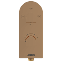 DVT-RG-5610 2 Inlet 3 Outlet Thermostatic Diverter Body With Upper Part Set (Rose Gold)