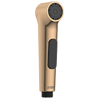 HF-RG-15 ABS Round Health Faucet With Hook & 1.2 Mtr. S.S. Tube (Rose Gold)