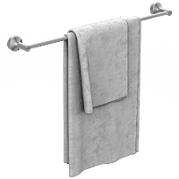 LE-02 Towel Rod (Chrome Finish)