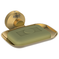 LE-GG-03 Soap Dish (Glossy Gold Finish)