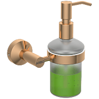 LE-RG-06 Lexus Liquid Soap Dispenser With Brass Pump-Rose Gold