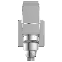 LV-2006-B 2 Way Bib Tap Dual Flow With Wall Flange