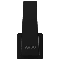 LV-MB-2004 Angle Cock With Wall Flange (Matt Black)