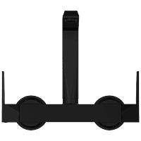 LV-MB-2013 Sink Mixer With Swinging Spout With Connecting Legs With Wall Flange (Wall Mounted Model) (Matt Black)