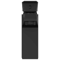 LV-MB-2027 Single Lever Basin Mixer With Braided Hoses (Table Mounted Model) (Matt Black)