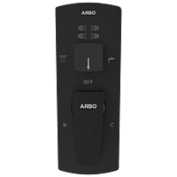 LV-MB-2053 2 Inlet 3 Outlet High Flow Diverter Body With Upper Part Set (Matt Black)