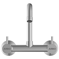 LX-1313 Sink Mixer With Swinging Spout With Connecting Legs With Wall Flange (Wall Mounted Model)