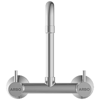 LX-1314 Sink Mixer With Swinging Spout With Connecting Legs With Wall Flange (Wall Mounted Model)