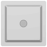 OS-02 Maze Overhead Shower 6" x 6" Inch