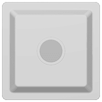 OS-09 Ultra Slim Overhead Shower 4" x 4" Inch