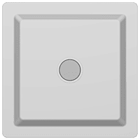 OS-205 S.S. 304 Maze Overhead Shower 6" x 6" Inch