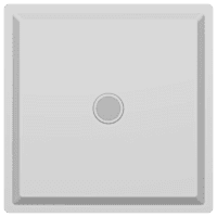 OS-206 S.S. 304 Maze Overhead Shower 8" x 8" Inch