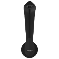 KA-MB-3108 Sink Cock With Swinging Spout With Wall Flange (Wall Mounted Model) (Matt Black)