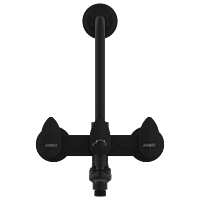 KA-MB-3122 Wall Mixer 3 In 1 With Connecting Legs With Wall Flange (Matt Black)